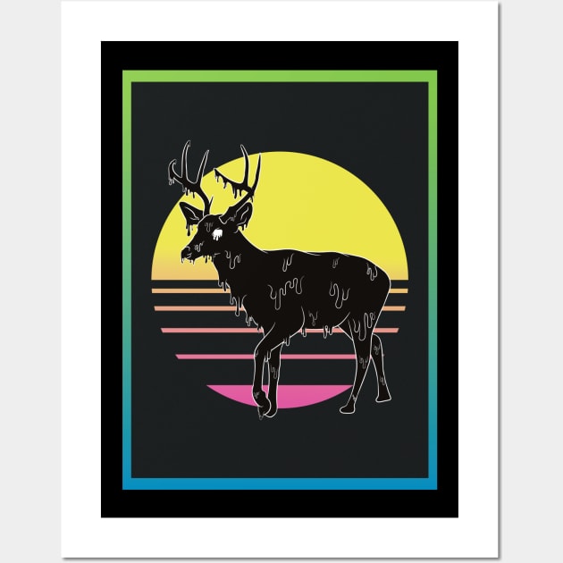 Super Grime Deer Wall Art by Jackson Lester